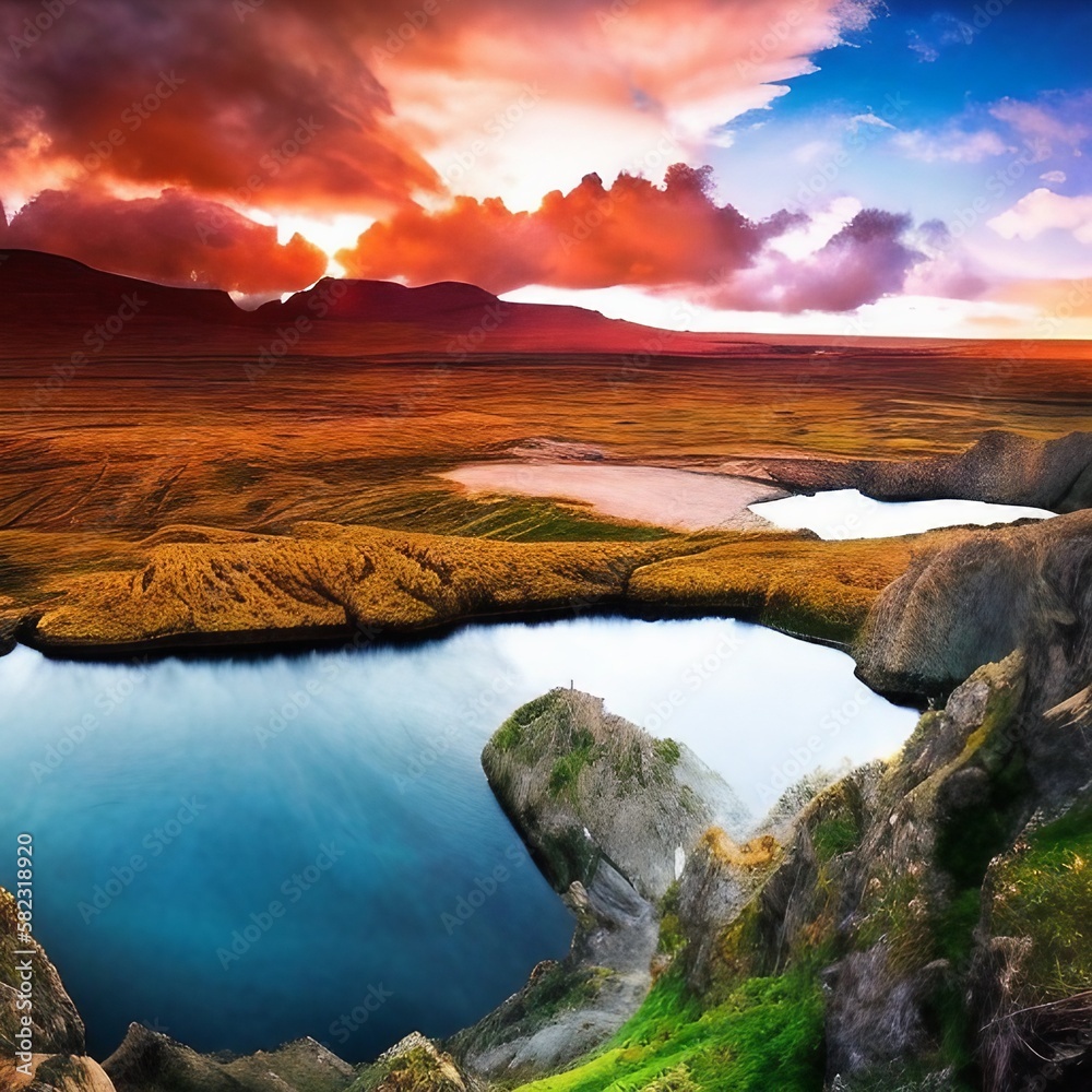 Captivating realistic highly detailed breathtaking landscape That Inspires Wanderlust with depth k quality