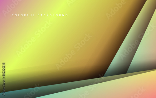 Papercut overlap layer banner background