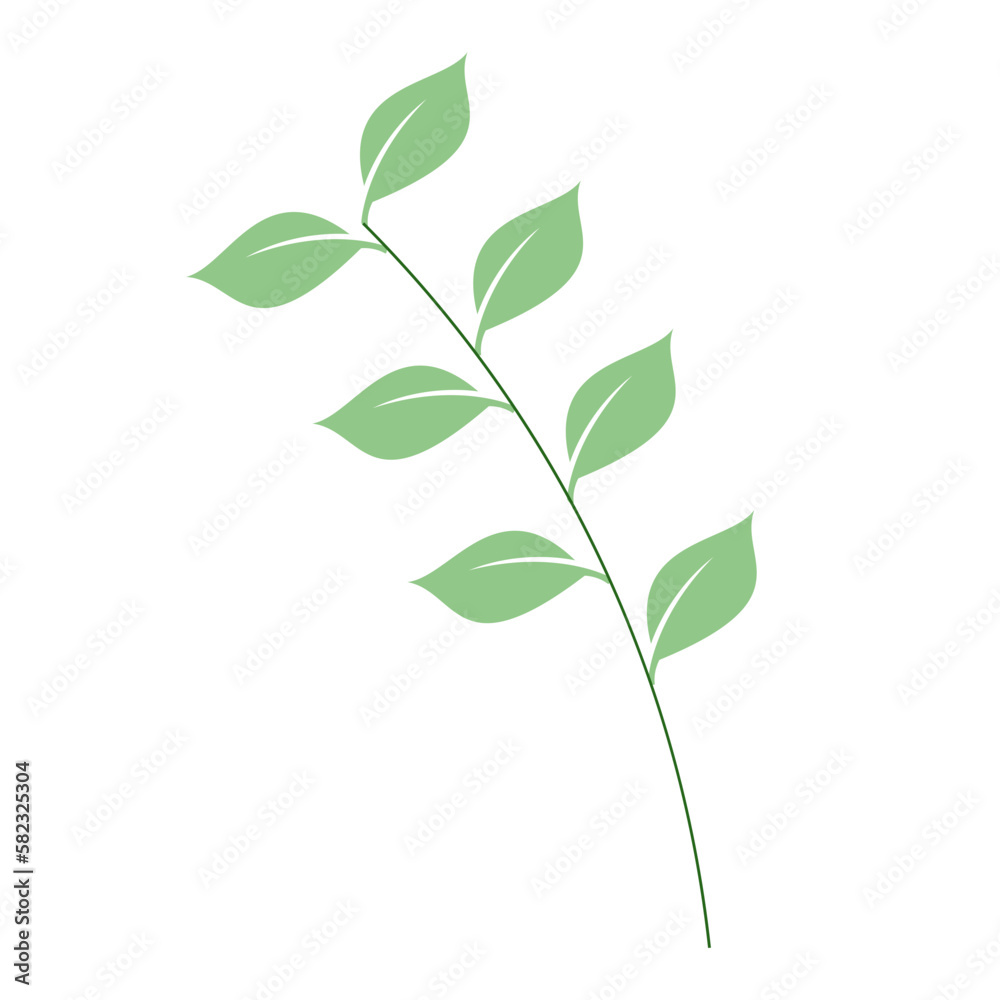 Tropical Leaf Element