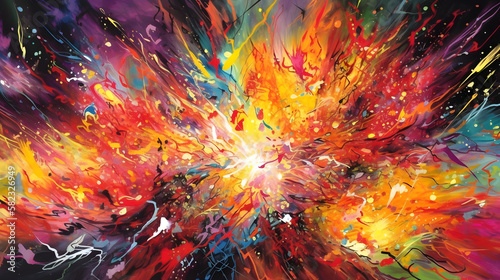 abstract background with lights