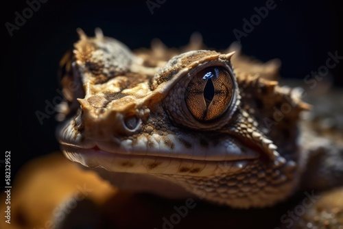 Intriguing Gargoyle Gecko  created with Generative AI technology