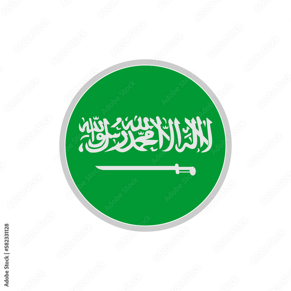 Saudi Arabia flags icon set, Saudi Arabia independence day icon set vector sign symbol Saudi Arabia flags icon set, Saudi Arabia independence day icon set vector sign symbol
