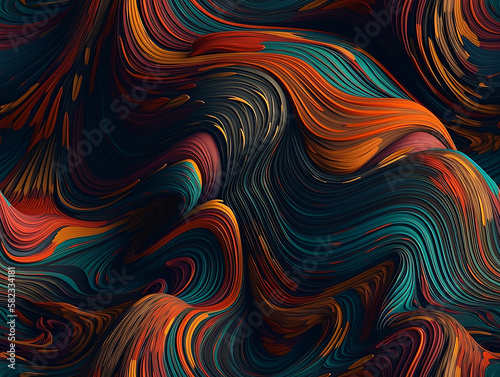 ***TILED*** Colorful Flowing Background
