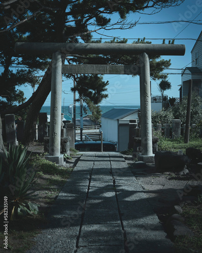 Shrine near the sea
