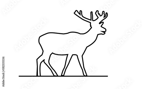 Pictogramme cerf