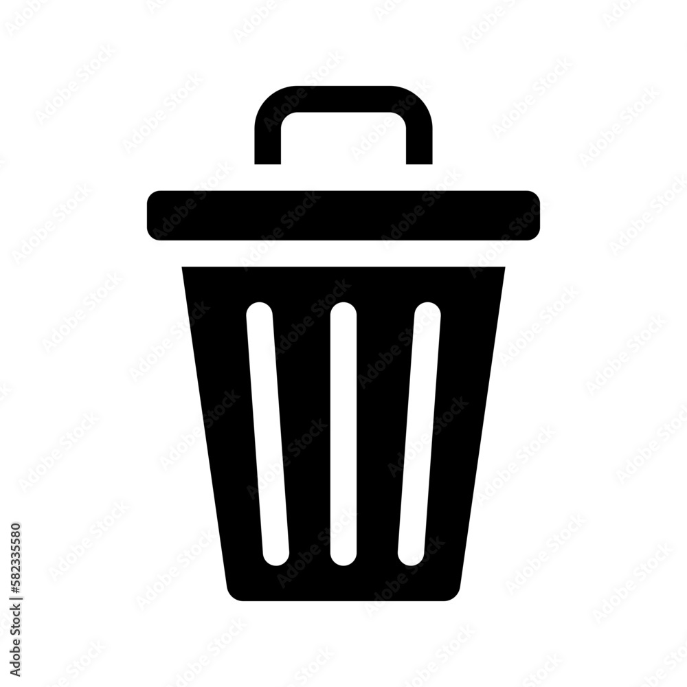 Trash Can icon. Vector isolated illustration Trash Can icon. Vector isolated illustration