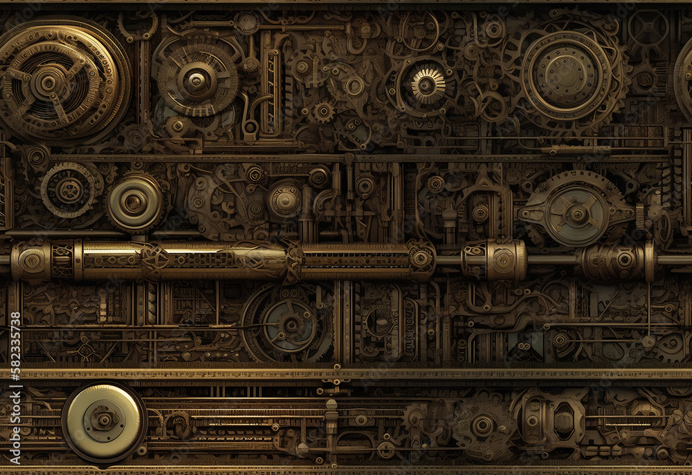 ***TILED*** Steampunk Background