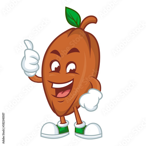cacao with thumb up