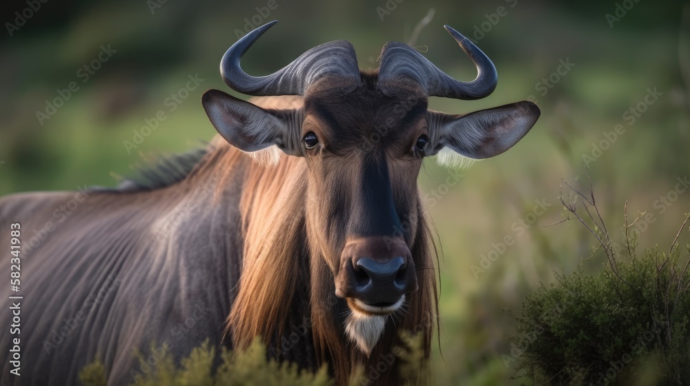 Gnu in the Wilderness. Generative AI. Gnu in the Wilderness. Generative AI.