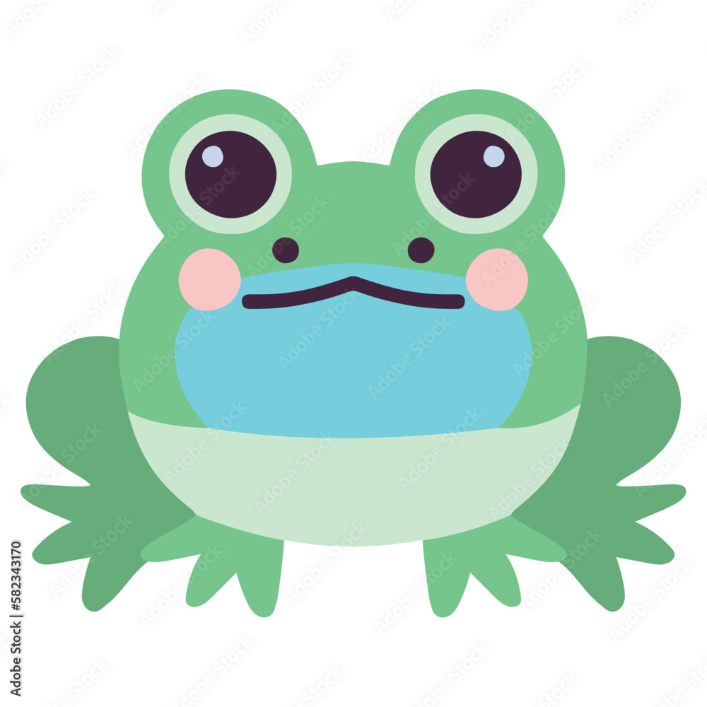 Obraz premium cute frog amphibian