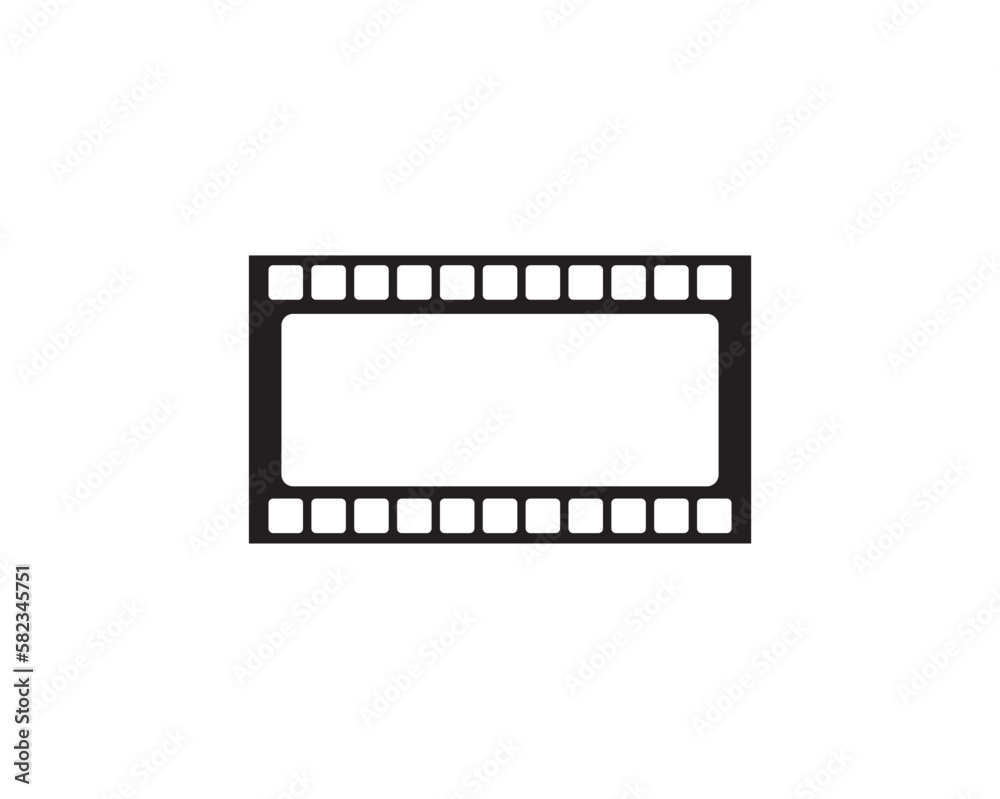 Film strip vector design. Film strip design on white background.