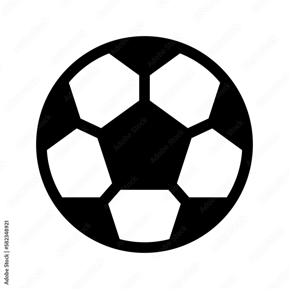 Fototapeta premium Ball icon. Vector isolated illustration