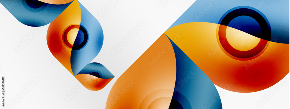 Vector abstract geometric background. Techno flower petals concept. Wallpaper or texture design, bright poster, banner, flyer Vector abstract geometric background. Techno flower petals concept. Wallpaper or texture design, bright poster, banner, flyer