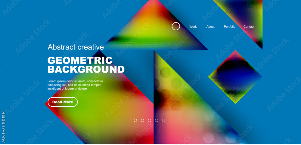 Geometric elements - squares and triangles composition background. Geometric elements - squares and triangles composition background.