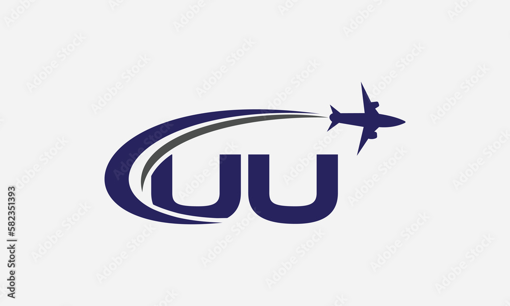 Tour and travel logo design, Airline agency symbol and aviation company monogram vector Tour and travel logo design, Airline agency symbol and aviation company monogram vector