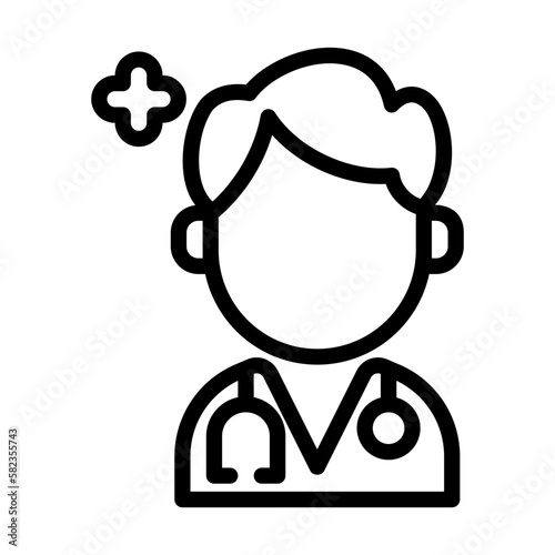 male doctor icon