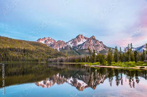 Stanley Lake in the beautiful Idaho