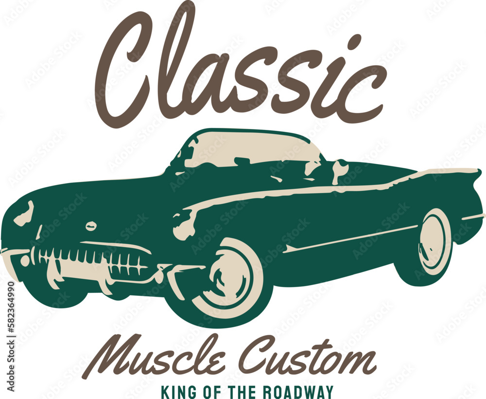 Classic Muscle Custom Car