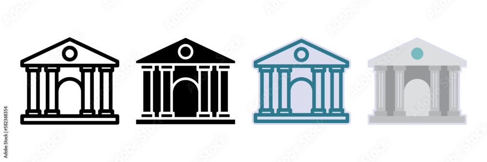 City Hall icon. sign for mobile concept and web design. vector illustration City Hall icon. sign for mobile concept and web design. vector illustration