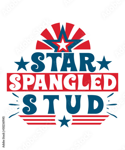 Star Spangled Stud SVG