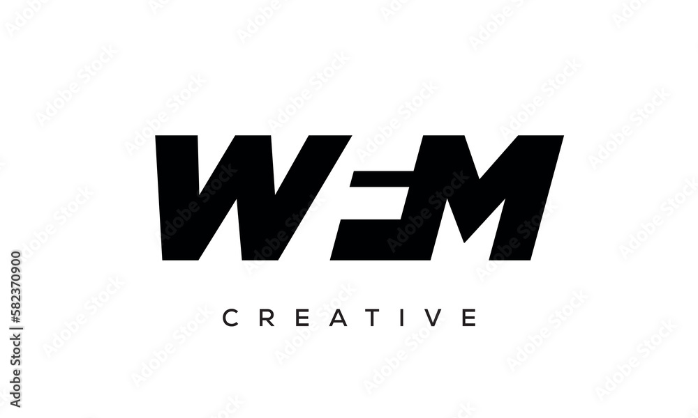 WFM letters negative space logo design. creative typography monogram vector
WFM letters negative space logo design. creative typography monogram vector