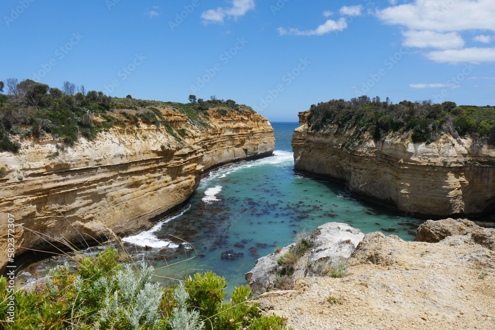 Felsen Loch Ard Gorge Great Ocean Road Australien Felsen Loch Ard Gorge Great Ocean Road Australien