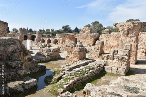 Baths of Antoninus Ruins, Wide View, Carthage