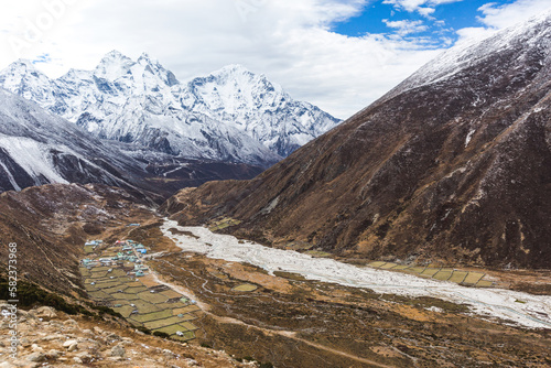 Perice village. Sagarmatha national park, Nepal photo