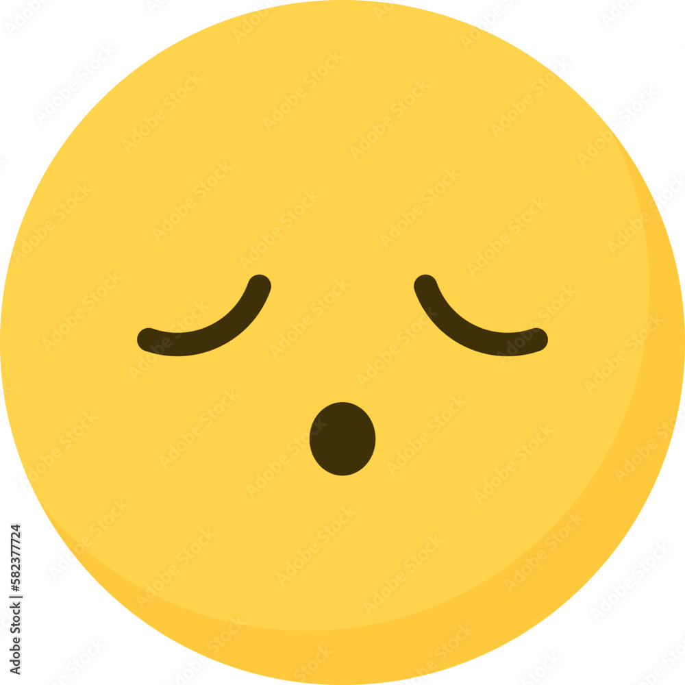 Obraz premium Sleeping Face Emoji