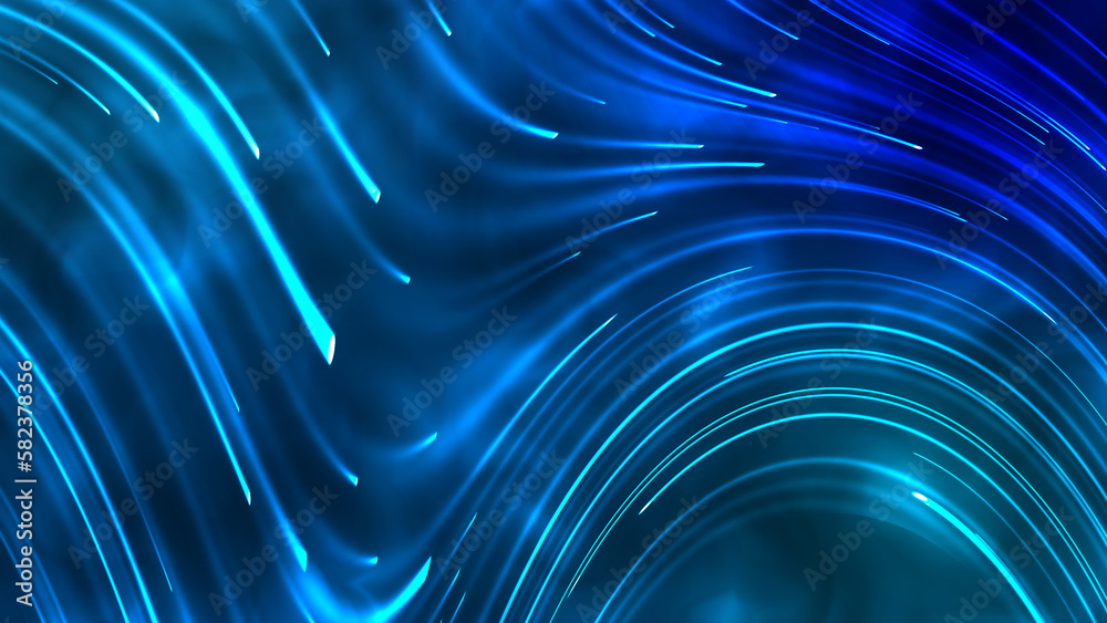 Fiber Dreams: A Mesmerizing 4K Animation Featuring 3D Particle Technology Creating a Thread-Like and Ethereal Background