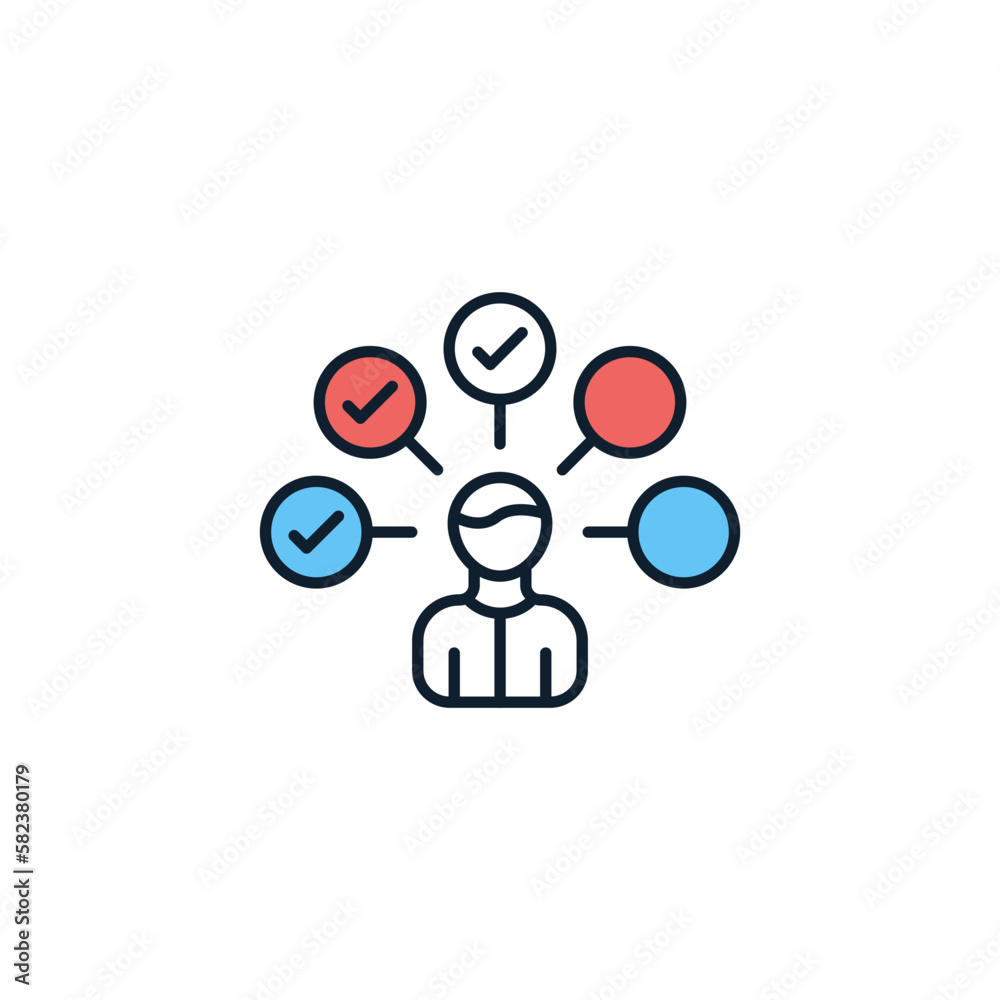 Multi Tasking icon in vector. Illustration Multi Tasking icon in vector. Illustration