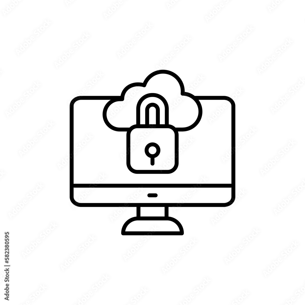 Security icon in vector. Illustration Security icon in vector. Illustration