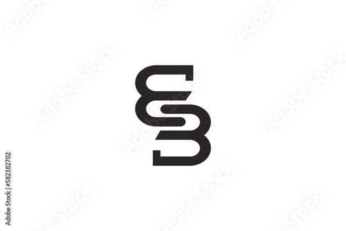 SB ambigram logo design photo