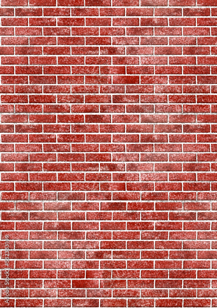 Obraz premium アンティークな赤レンガの背景