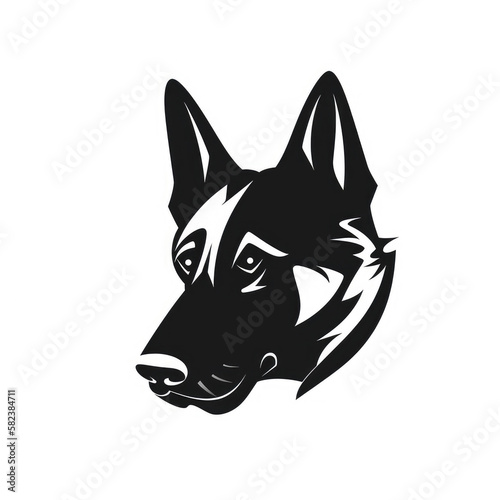 German Shepherd Logo © KHBandak
