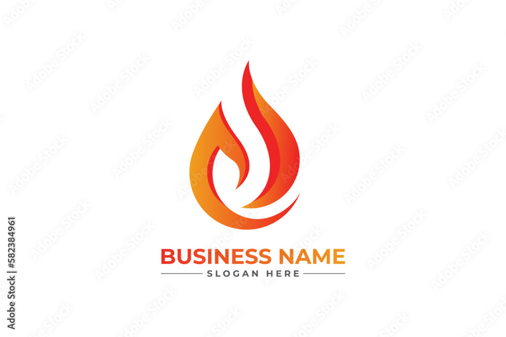HVAC, oil, gas, air condition and heating logo HVAC, oil, gas, air condition and heating logo