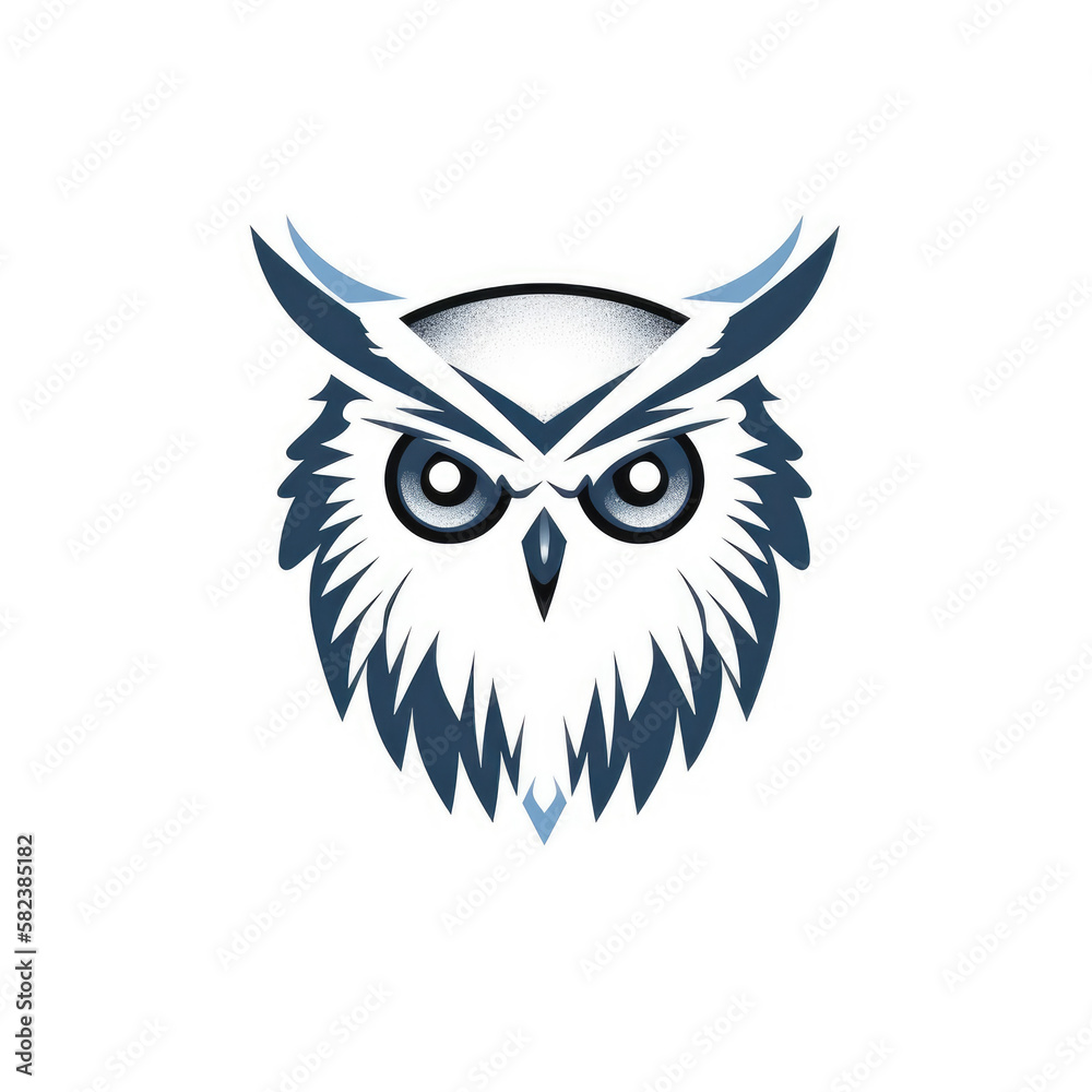 Naklejka premium Owl Logo