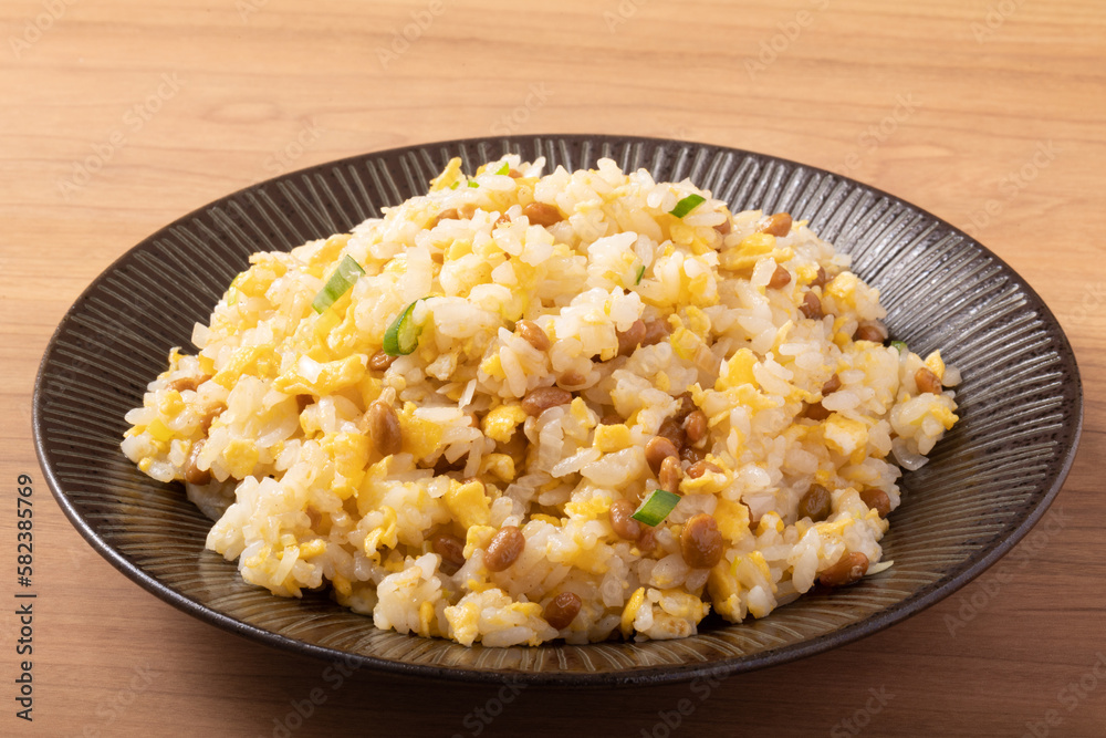 納豆チャーハン 納豆チャーハン