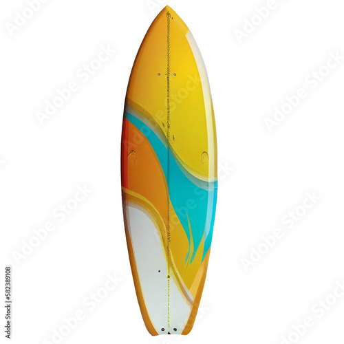 surf board. Luxury surfboard. isolated on blank background PNG photo