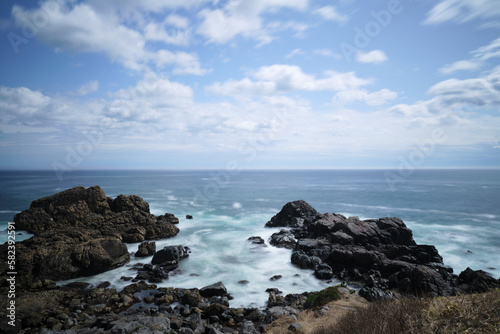 Rocks and sea by long exposure © Que sera sera