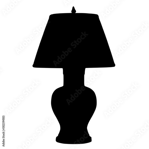 table lamp silhouette