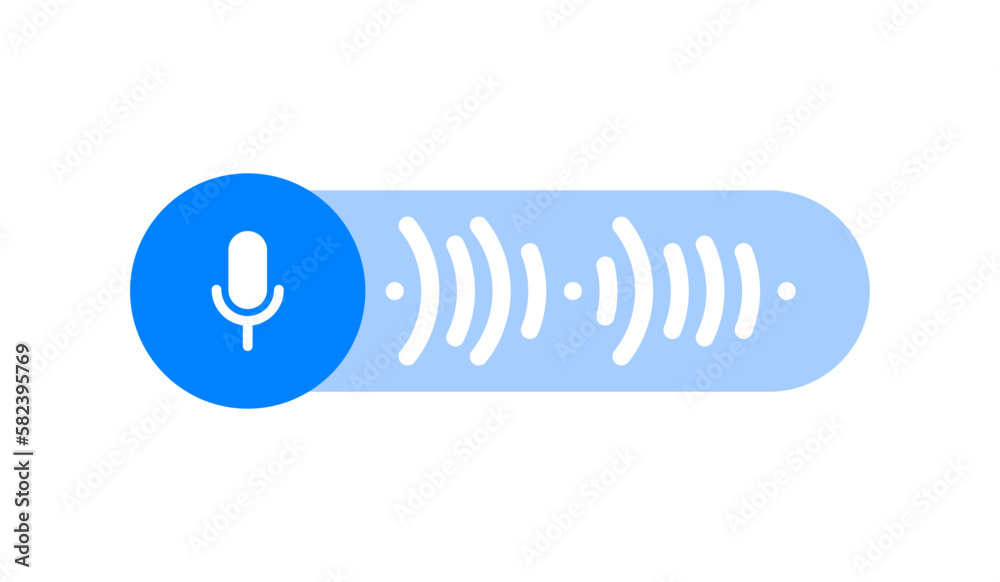 Voice message bubble, audio chat or messenger interface, vector UI UX. Voice message bubble of audio chat record play record for mobile phone messenger Voice message bubble, audio chat or messenger interface, vector UI UX. Voice message bubble of audio chat record play record for mobile phone messenger