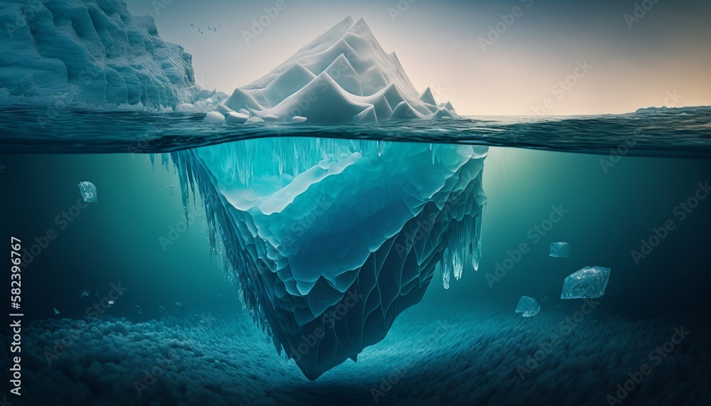 The AI generation, the iceberg is much larger beneath the surface than what is visible above the