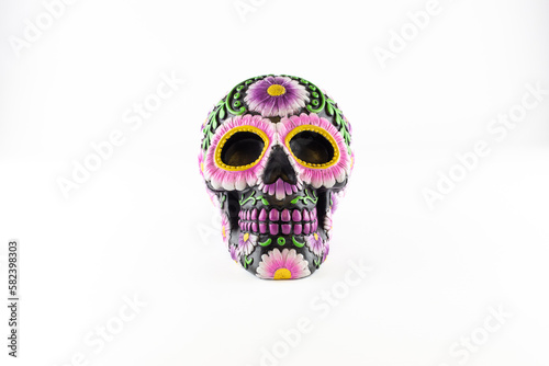 pink candy skull 