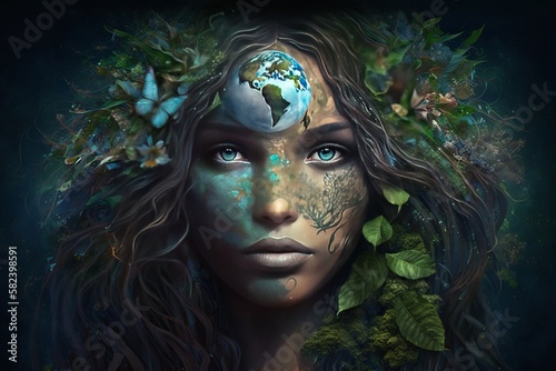 Gaia earth goddess