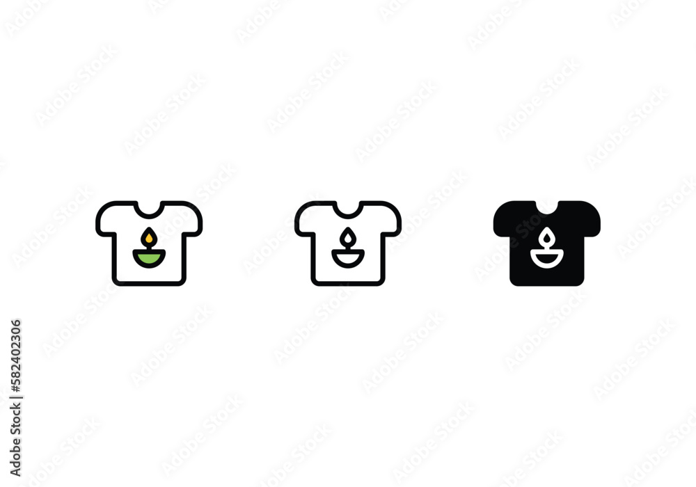 t shirt icons set with 3 styles, vector stock illustration
t shirt icons set with 3 styles, vector stock illustration
