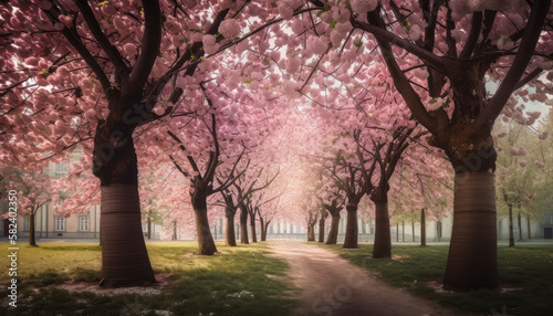 Spring and nature concept, visualizing the springtime beauty and fun