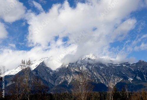 Sunny morning scene of Alps,Europe. Beauty of countryside concept background.