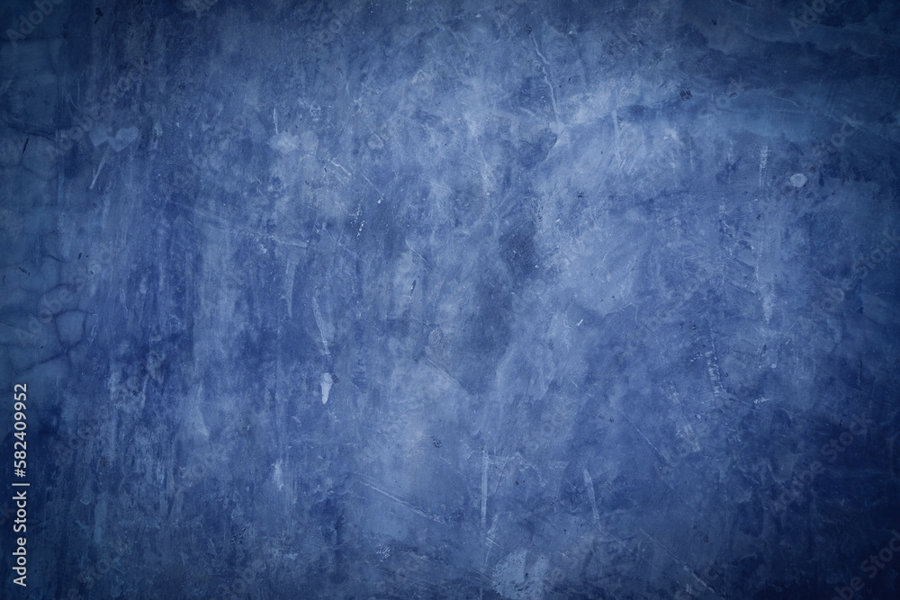 Fototapeta premium Blue designed grunge texture background with space for text or image