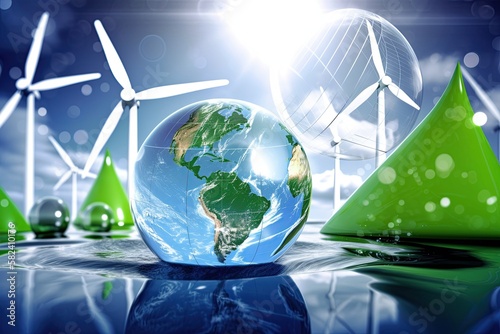 Eco-friendly technology that utilizes renewable resources such as wind, solar, and hydro-power can safeguard our planet from climate change and pollution, making sustainability possible for the future